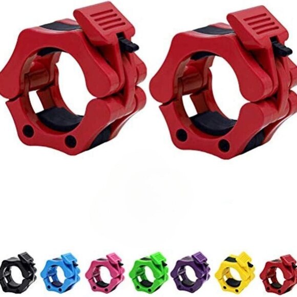 Gym fitness accessories magnetic open face barbell collar clip clamps1 Pair - Picture 3 of 12